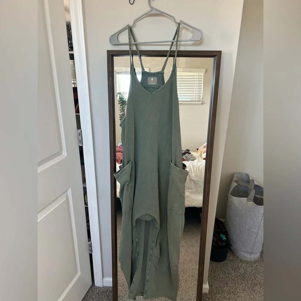 FP Movement by Free People Olive Romper - Picture 1 of 4